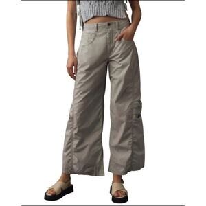 Pilcro Anthropologie Barrel Pants Women‎ 27 Parachute Grey Wide Leg Baggy Y2K